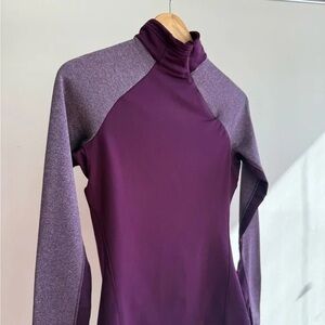 Purple Long Sleeve Athletic Top